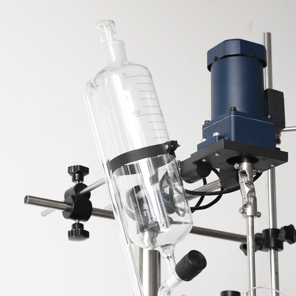 100L Vaccum Filter Jacketed Glass Vessel Stirred Reactor