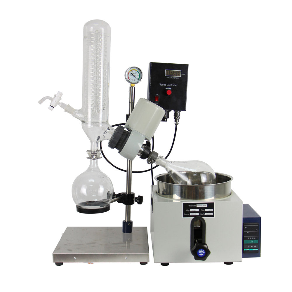 2L Rotary Evaporator Lab Manual Lifting Rotavap with Digital Screen