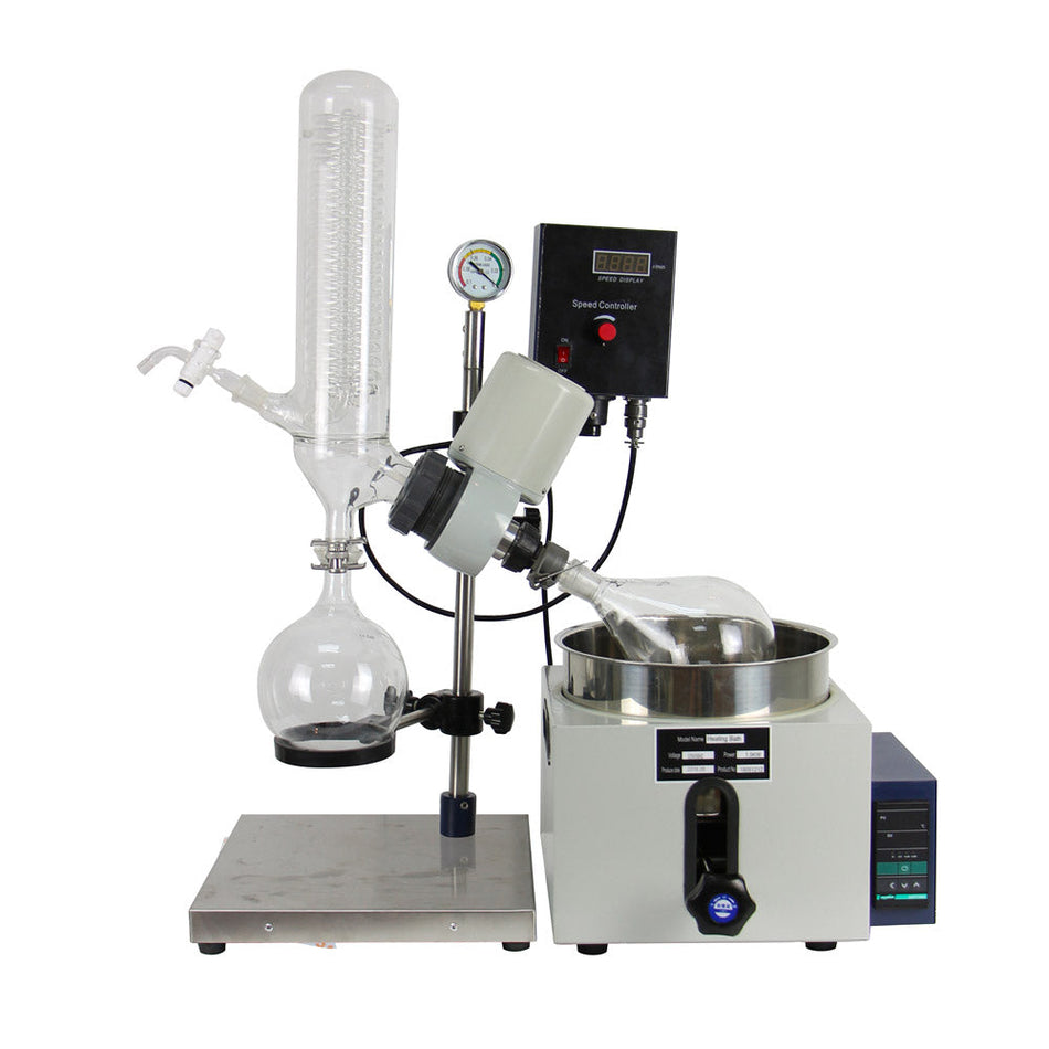 2L Rotary Evaporator Lab Manual Lifting Rotavap with Digital Screen