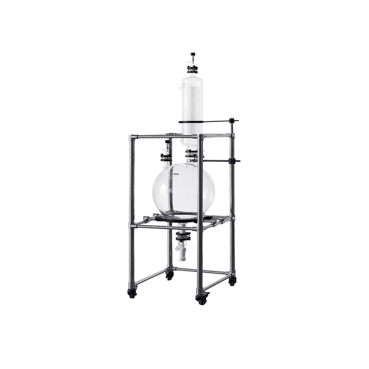 30L Vacuum Filter Jacketed Glass Vessel Stirred Crystallization Reactor