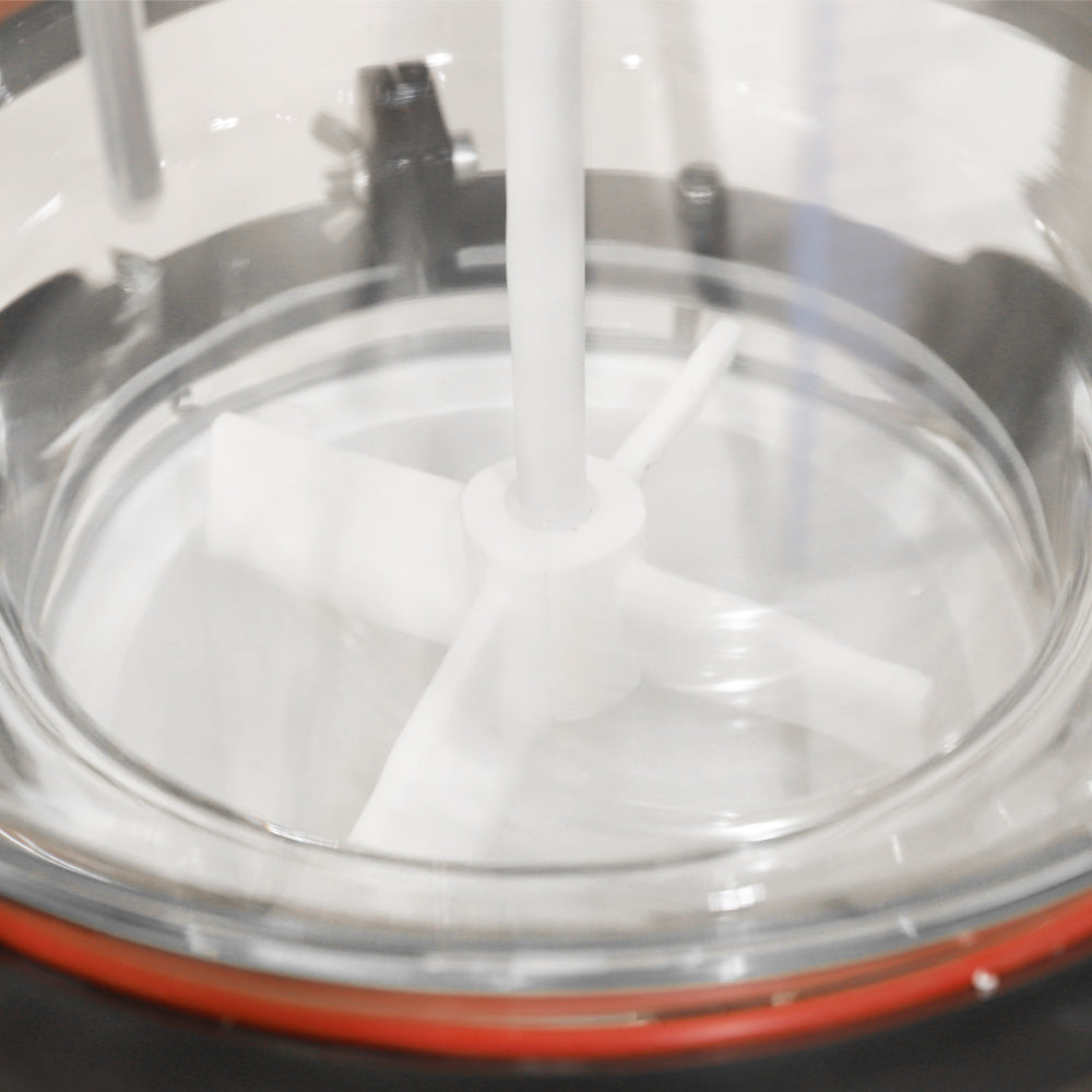 50L Vaccum Filter Jacketed Glass Vessel Stirred Reactor