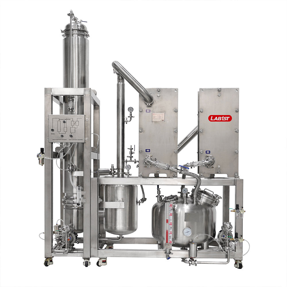 Falling Film Evaporator for Solvent Recovery 100L/h to 2500L/h