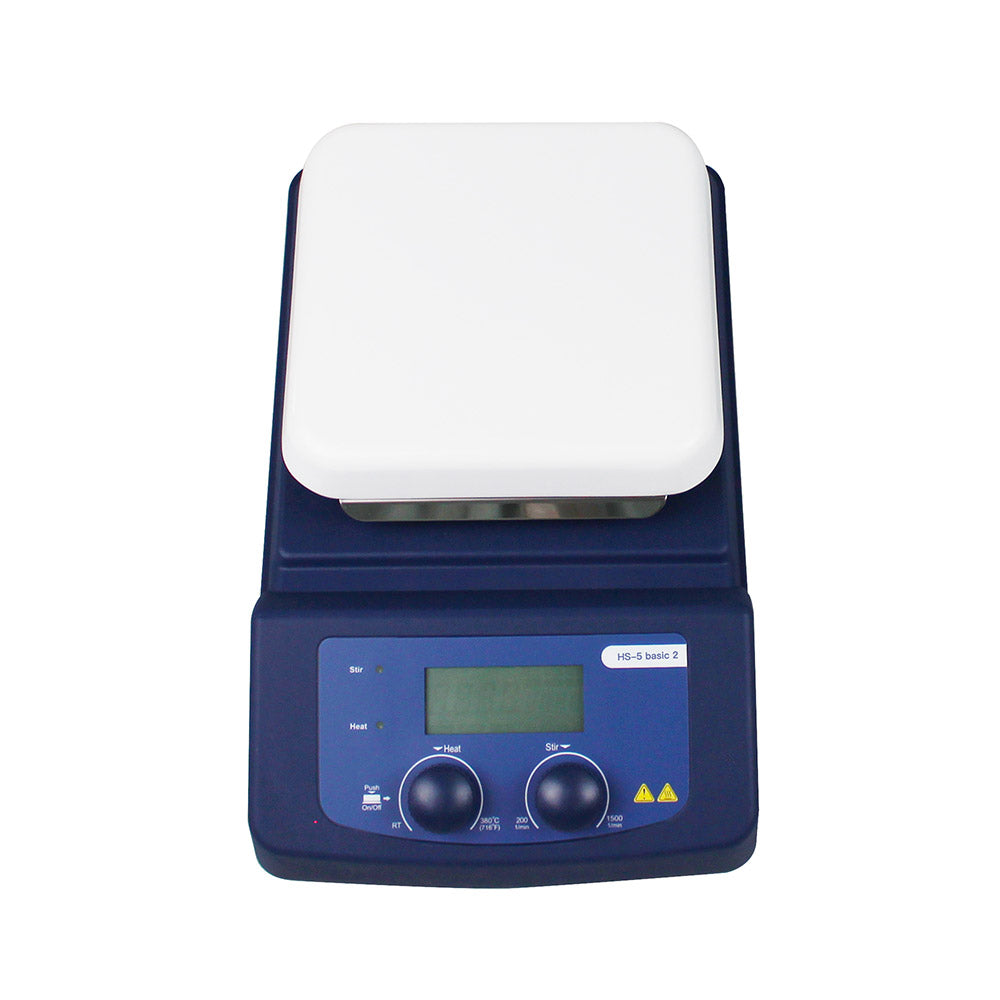 LCD Digital Hotplate Magnetic Stirrer with Ceramic Coated Plate Max Temp. 380℃
