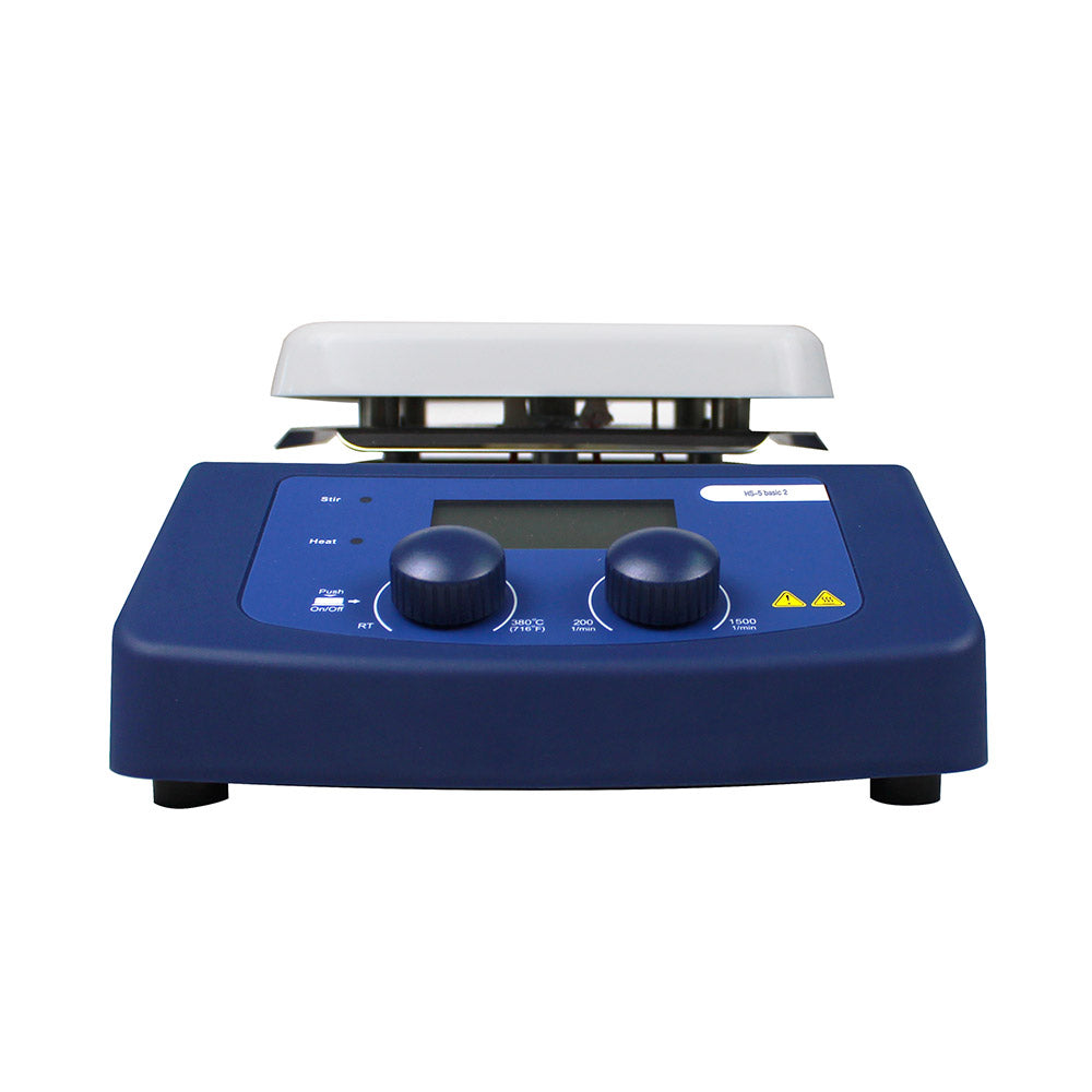 LCD Digital Hotplate Magnetic Stirrer with Ceramic Coated Plate Max Temp. 380℃