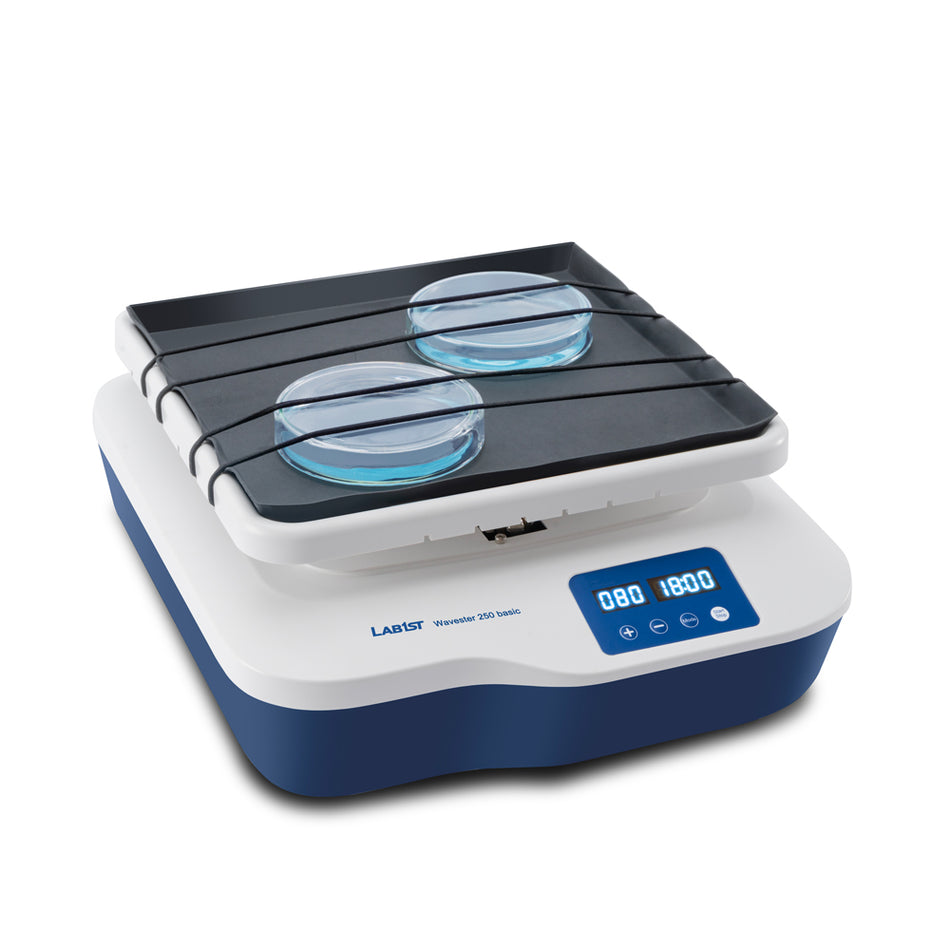 Lab1st Adjustable Speed 10-80 LED Digital Rocking Shaker with Fixed Plate Max. Load 2kg