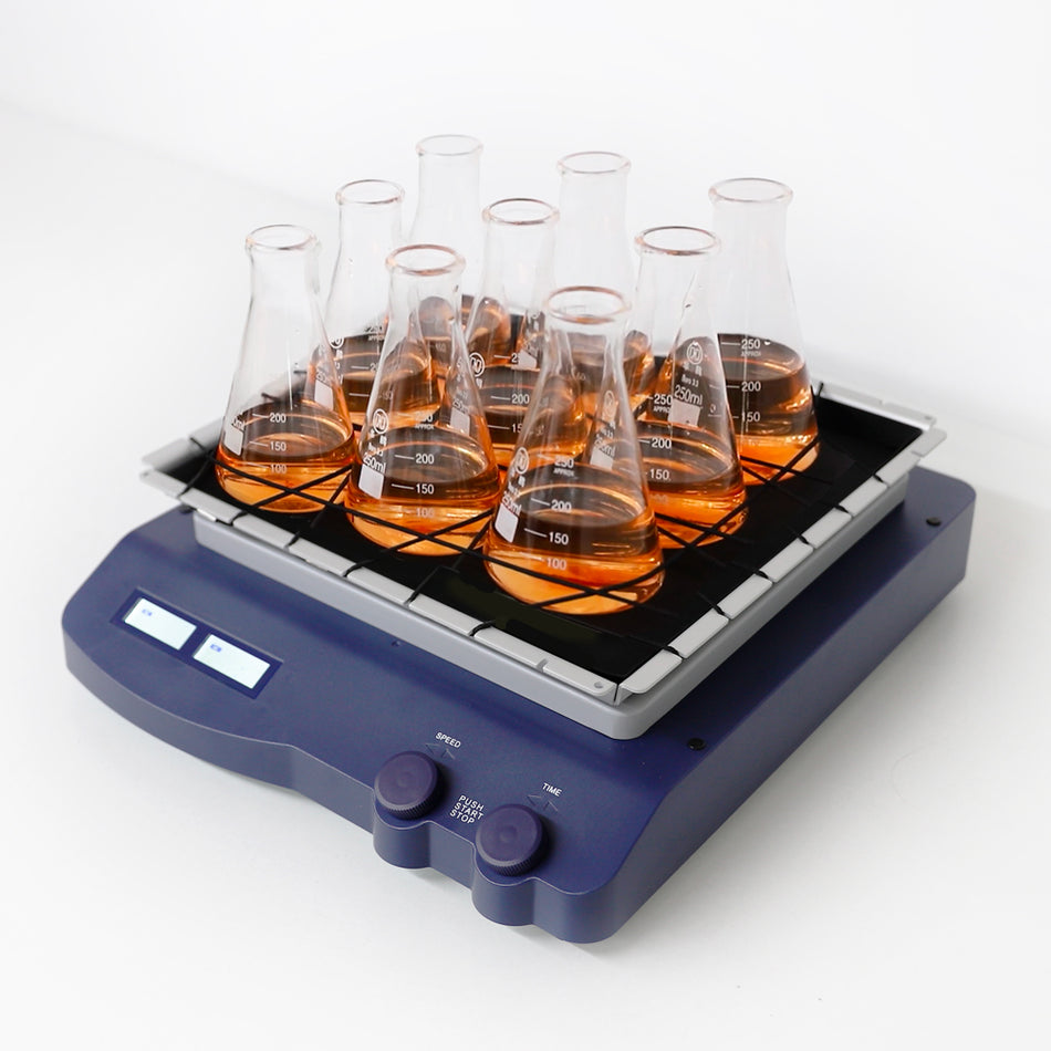 Lab1st Adjustable Speed 70-400 LCD Digital Orbital Shaker with Fixed Plate Max. Load 3kg