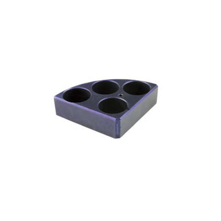 Purple Quarter Pie with 4 Holes and 20 ml Reaction Vessel