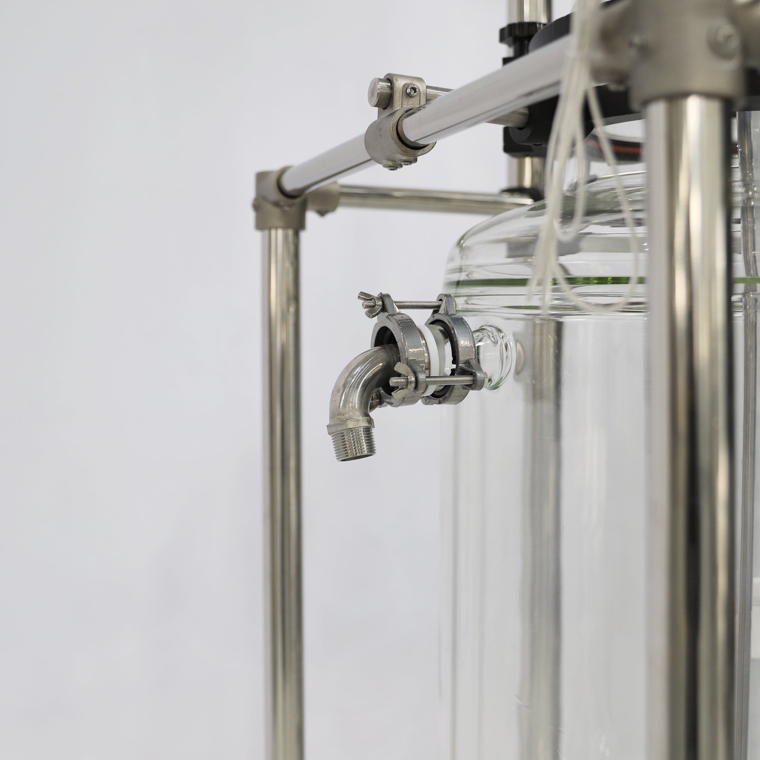 150L Chemical Lab Jacketed Glass Reactor Vessel with Digital Display for Laboratory Reaction