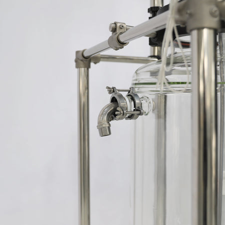 150L Chemical Lab Jacketed Glass Reactor Vessel with Digital Display for Laboratory Reaction
