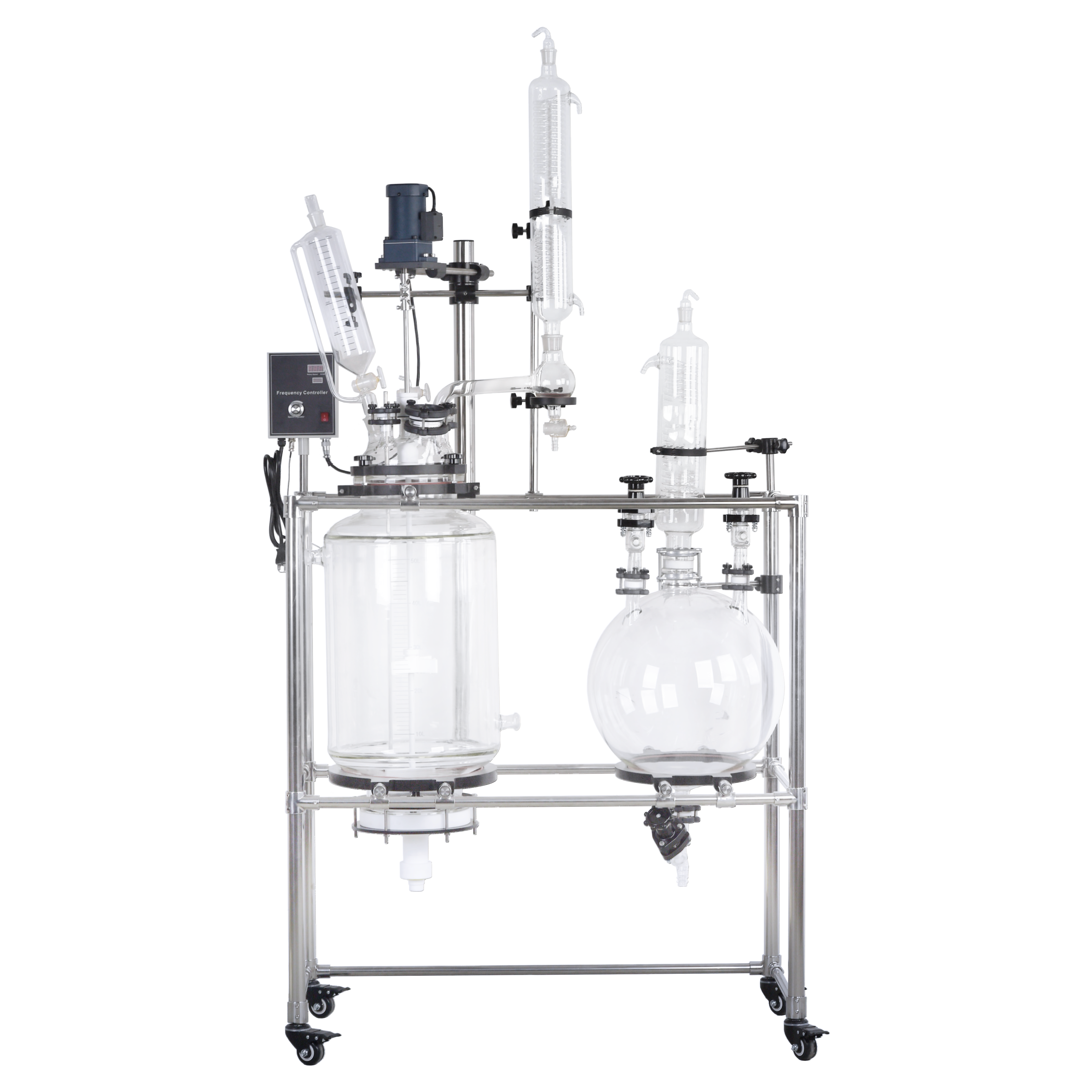 50L Jacketed Glass Reactor
