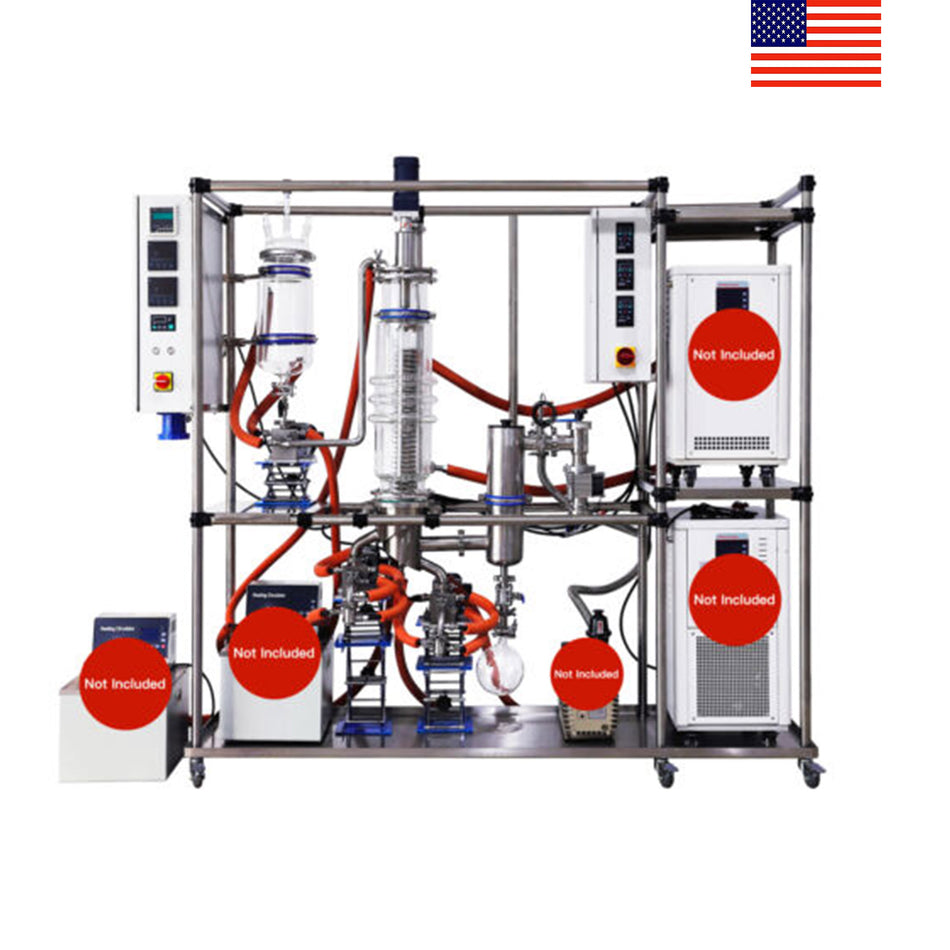 USA Inventory 0.25m2 Hybrid Molecular Distillation Unit without Supporting Equipment (Available in USA)
