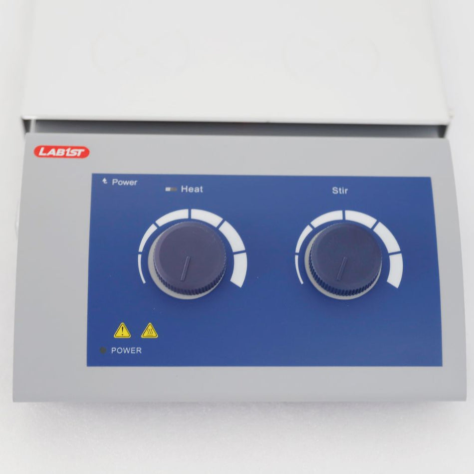 10-Channel Classic Hotplate Magnetic Stirrer Stainless Steel Plate with Silicone Film Max Temp. 120°C
