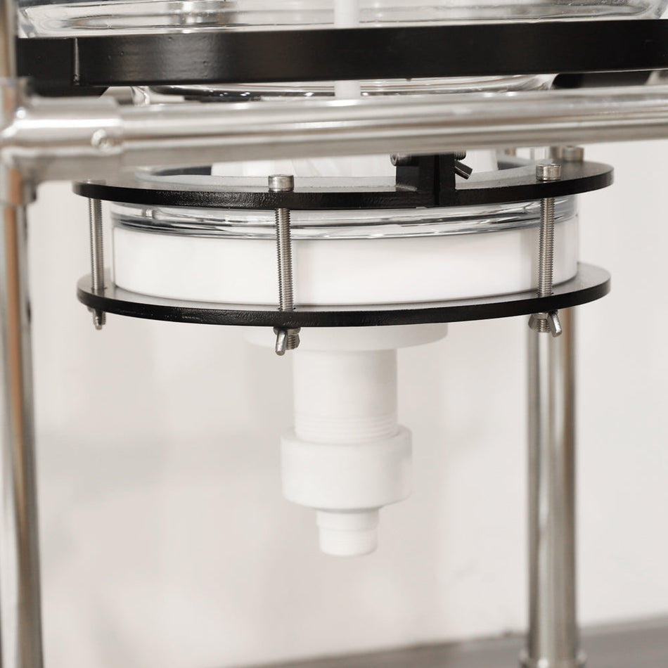 100L Vaccum Filter Jacketed Glass Vessel Stirred Reactor