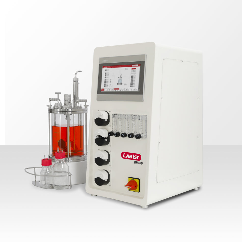 10L Benchtop Bioreactor for Microbial Fermentation with 2 Gas Inlets BR100-C1