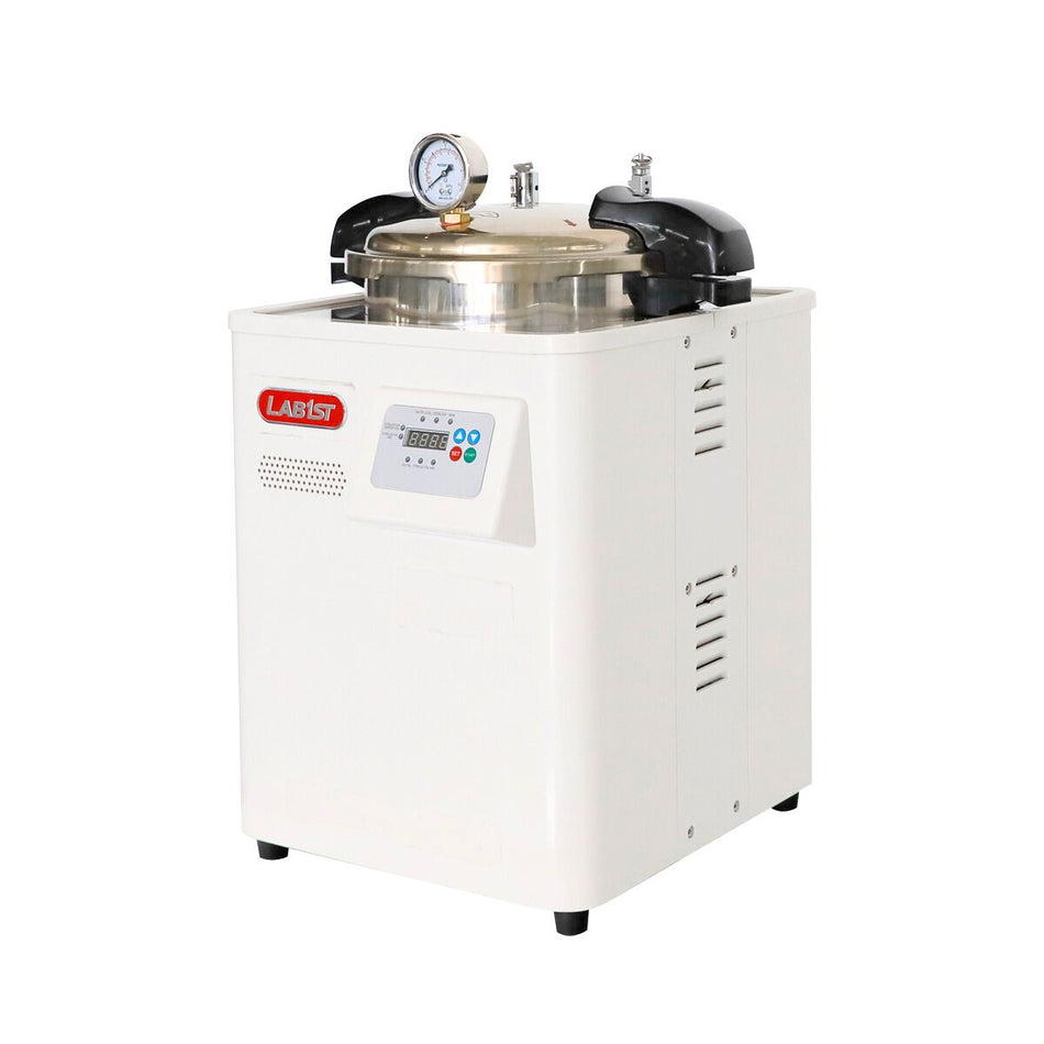 15L, 19L or 24L 50~126℃ LED Display Sterilizer Vertical Autoclave SP Series