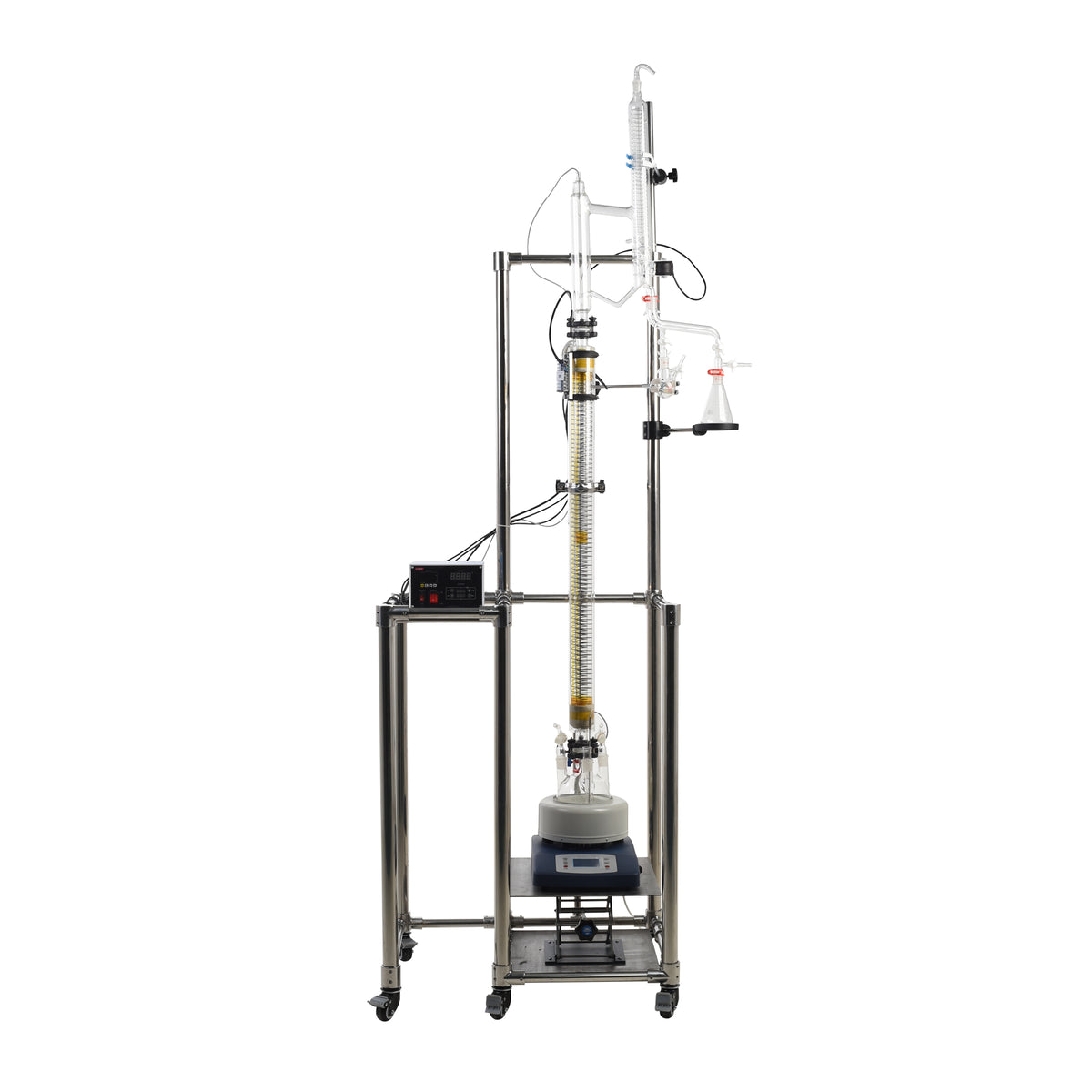 Distillation Unit Glasslab Scale 1L, 2L, 5L, 10L or 20L Lab Scale Distillation Equipment Fractionating ...