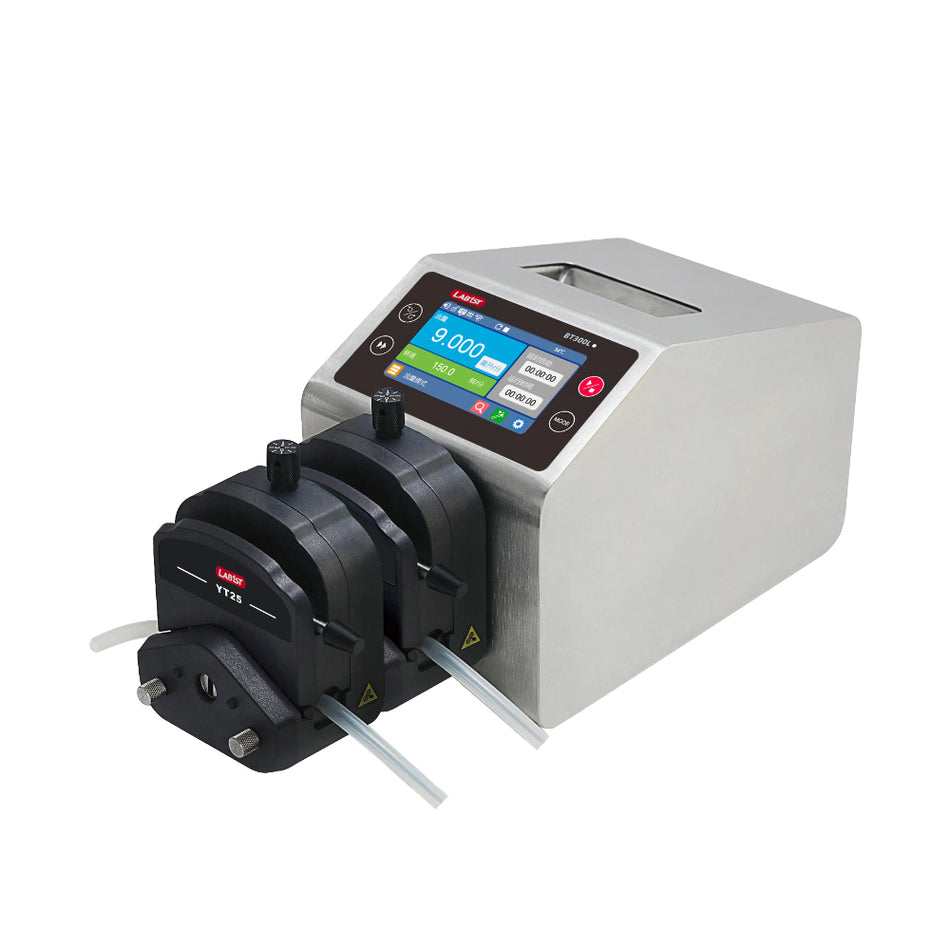 2 Channels 0.16~1690ml/min Speed-Variable Intelligent Flow Peristaltic Pump BT300L