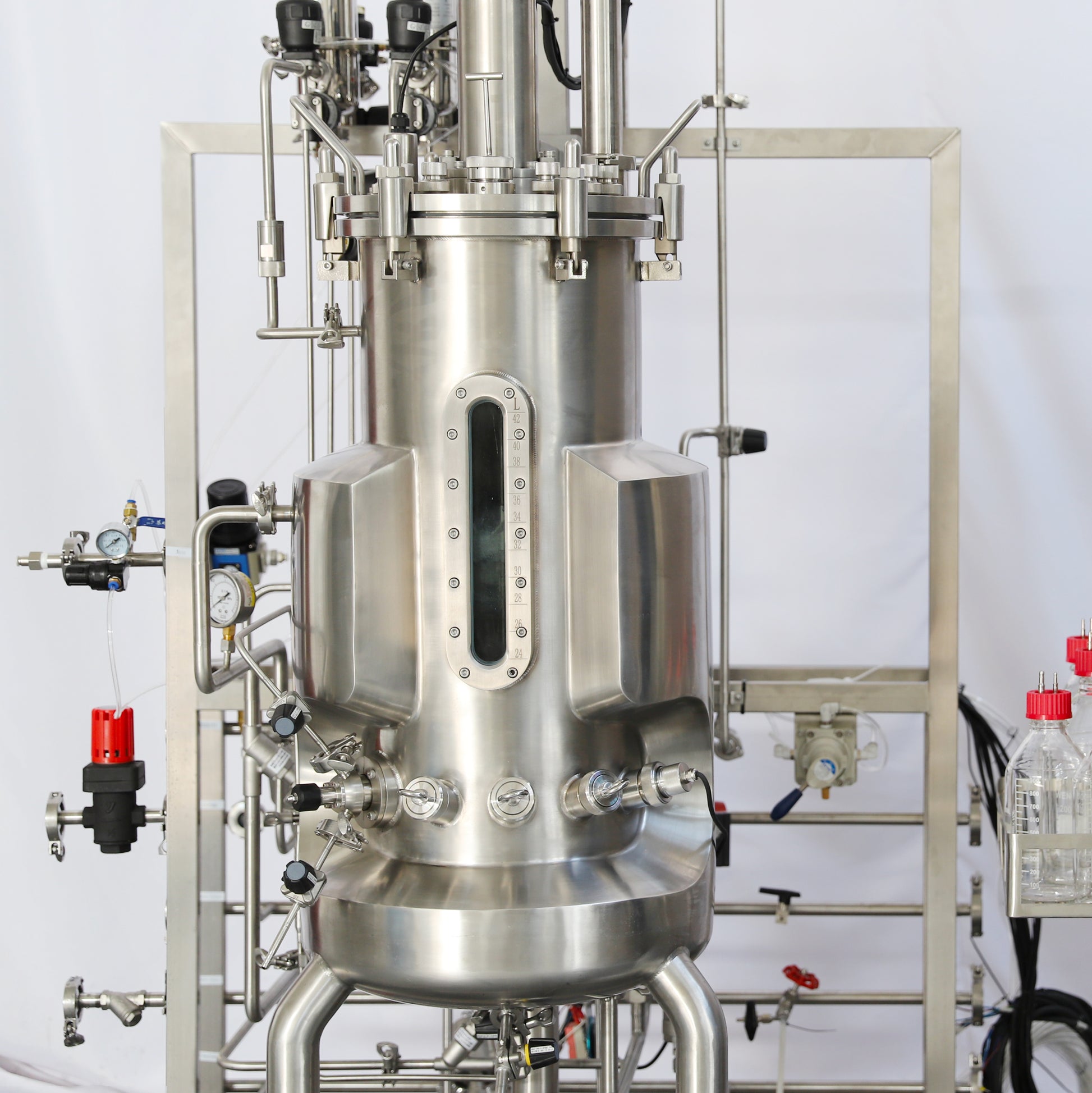 500L Stainless Steel Bioreactor for Cell Culture with 4 Gas Inlets BR5 ...