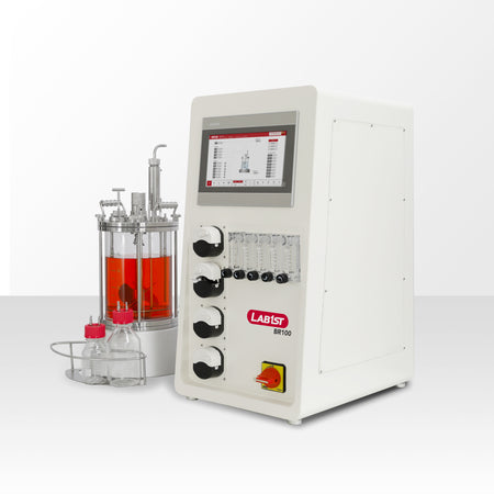 5L Benchtop Bioreactor for Microbial Fermentation with 2 Gas Inlets BR100-C1