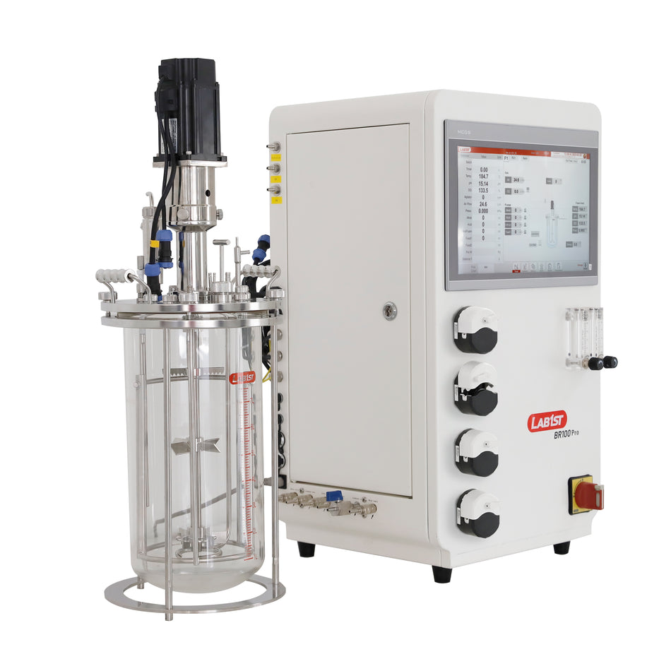Benchtop Bioreactor for Microbial Cultivation Upgrated BR100Pro-M1