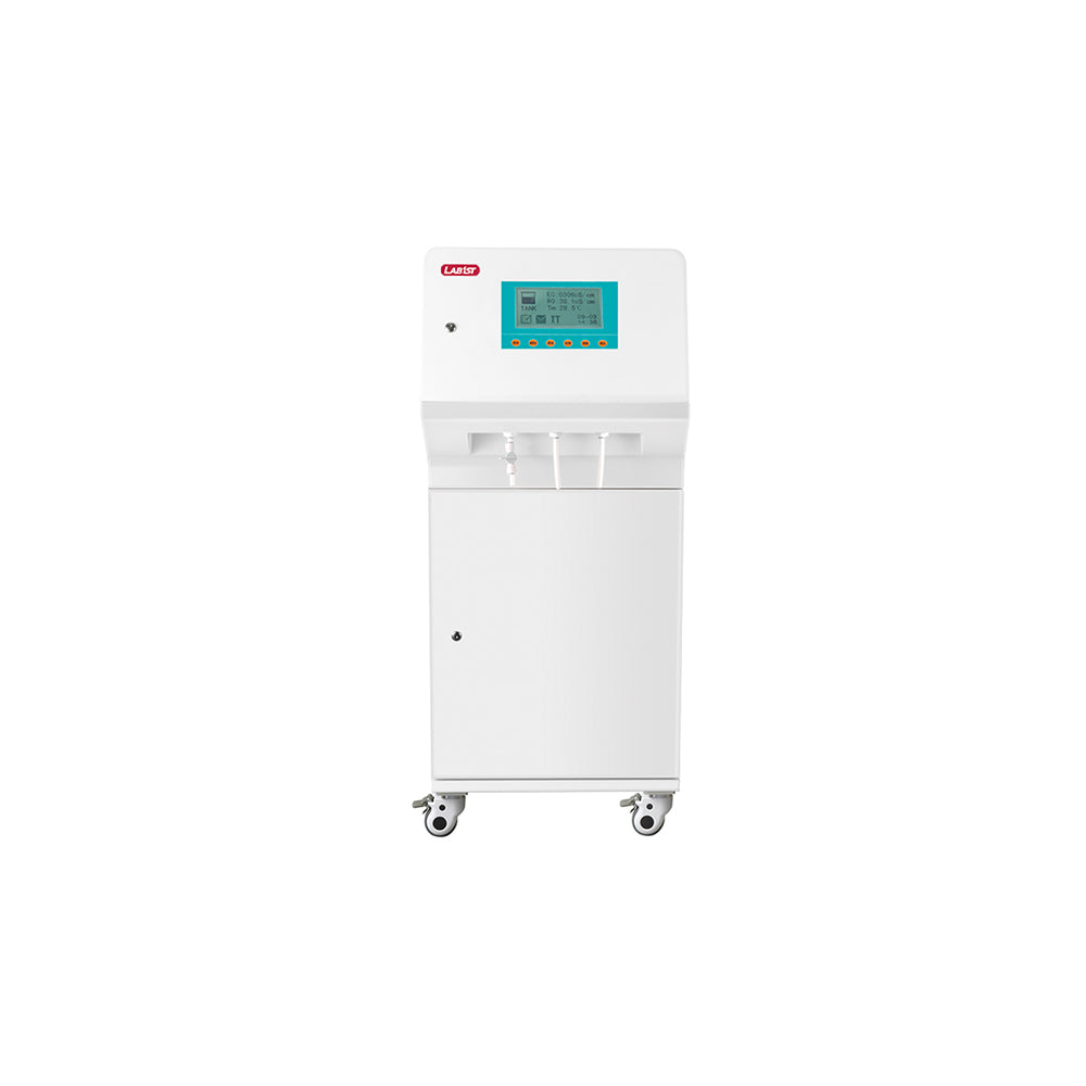 Colorful Touchscreen 40L/h Ultrapure, Pure and Reverse Osmosis Water Purification System with UV, TF and UF Delta I-TF/UF