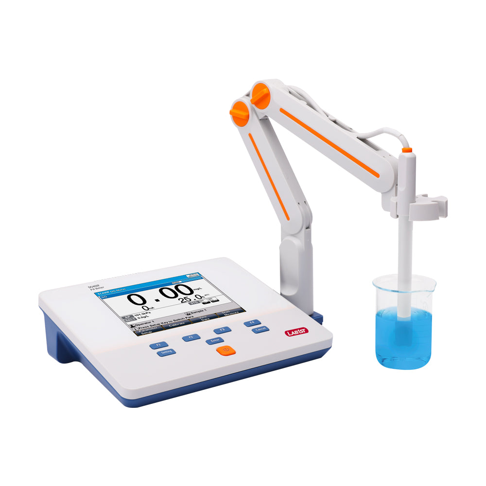 High Resolution LCD DO / Temperature Muti-parameter Benchtop Lab pH Meter Kit with Refillable pH Electrode