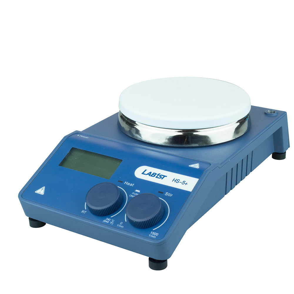 LCD Digital Hotplate Magnetic Stirrer Stainless Steel with Ceramic Coated Hotplate Max Temp. 340°C