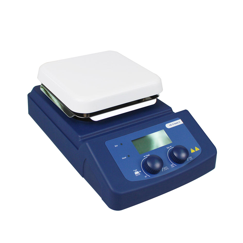 LCD Digital Hotplate Magnetic Stirrer with Ceramic Coated Plate Max Temp. 380℃