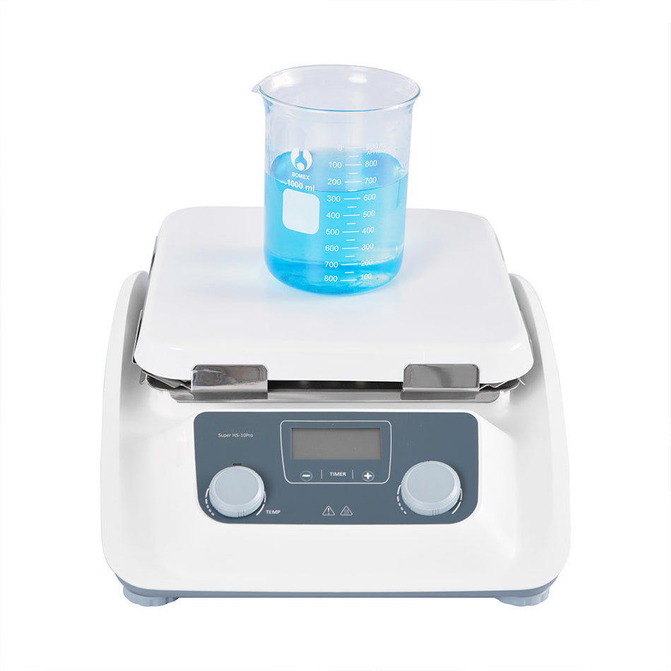 LCD Digital Magnetic Hotplate Stirrer With 10 Inch Ceramic Plate Max Temp. 500℃