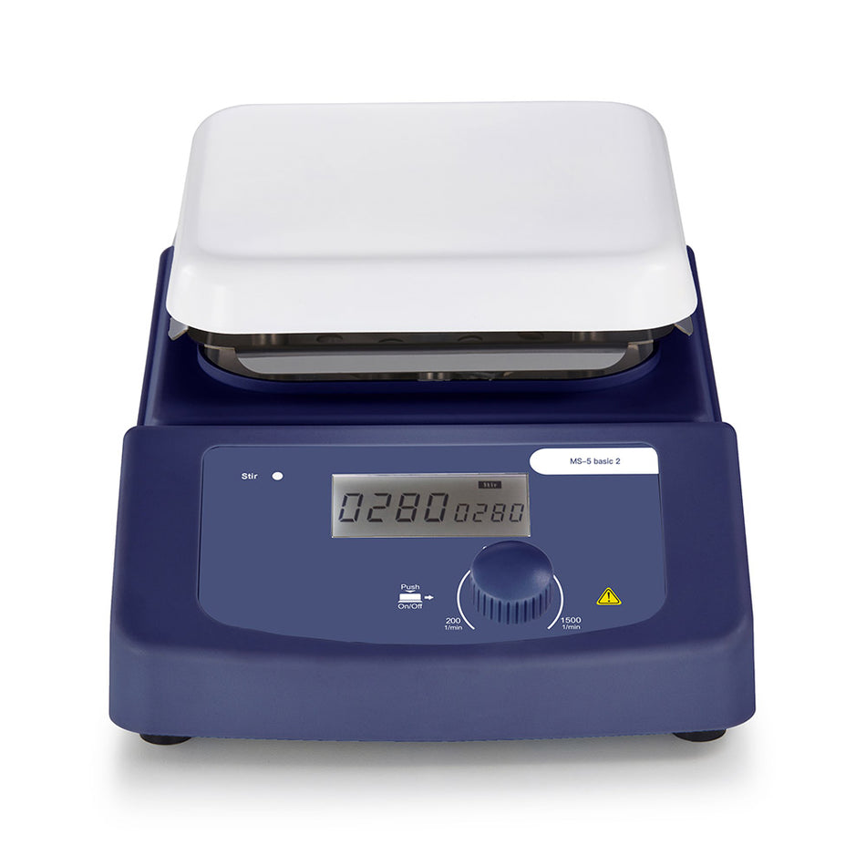 LCD Digital Magnetic Stirrer with Cemamic Coated Plate Max Stirring Capacity 5L
