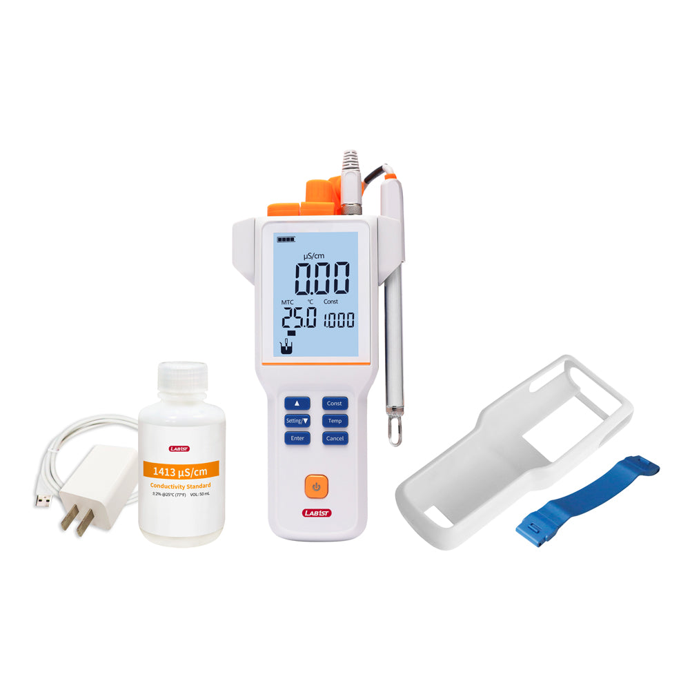 LCD Portable Lab EC / Temperature / pH Conductivity Meter Kit EG40