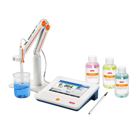LCD Touch-screen PH / Temperature / ORP Muti-Parameter Benchtop Lab pH Meter Kit with Refillable pH Electrode