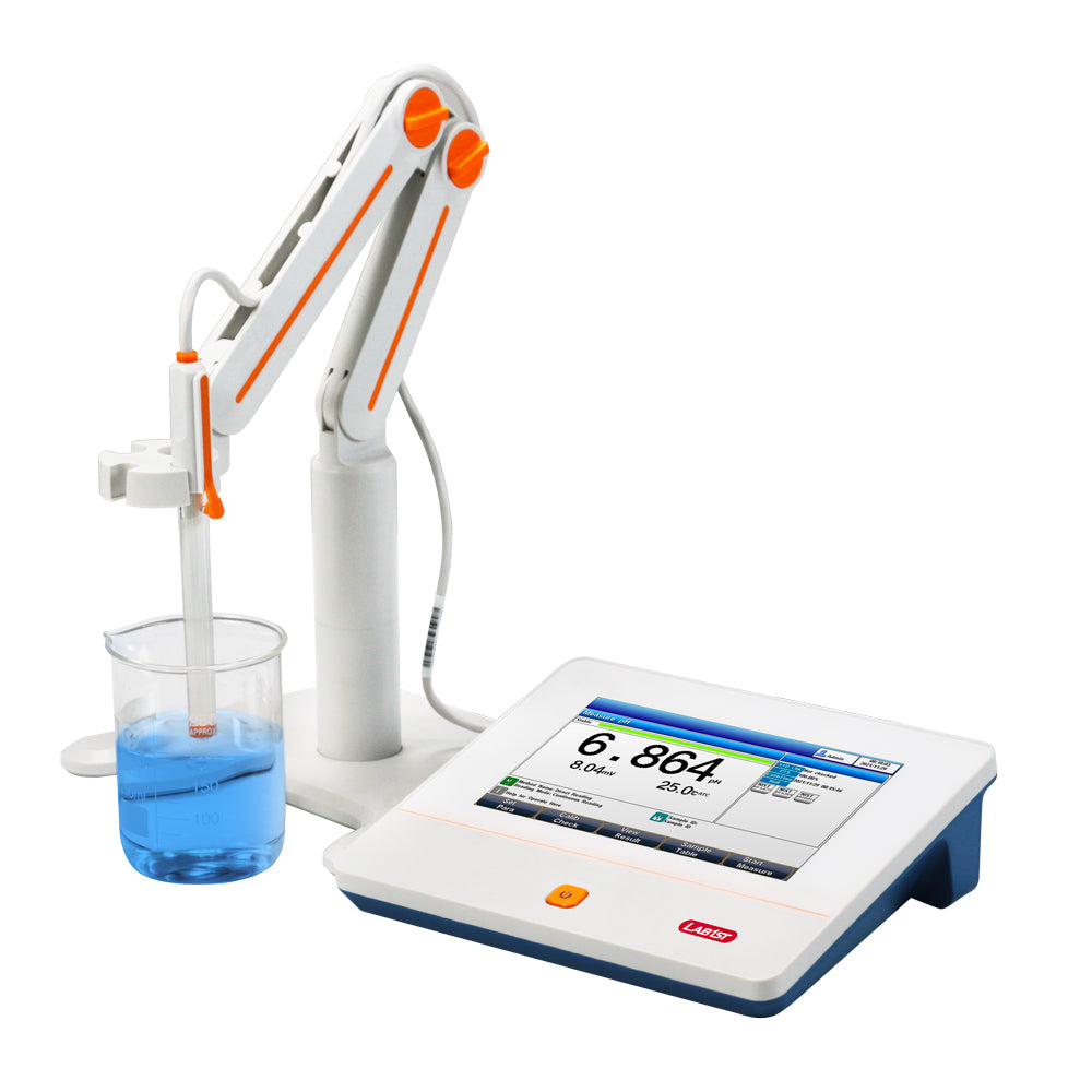 LCD Touch-screen PH / Temperature / ORP Muti-Parameter Benchtop Lab pH Tester Kit with Refillable pH Electrode