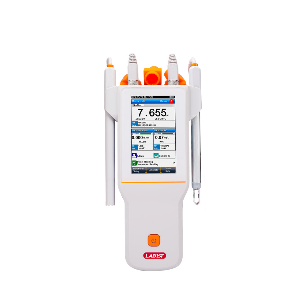 LCD Touchscreen Do / PH / Temperature / ORP / EC / Resistivity / TDS / ISE / Ion Muti-parameter Portable Lab Analyzer E92-Pro