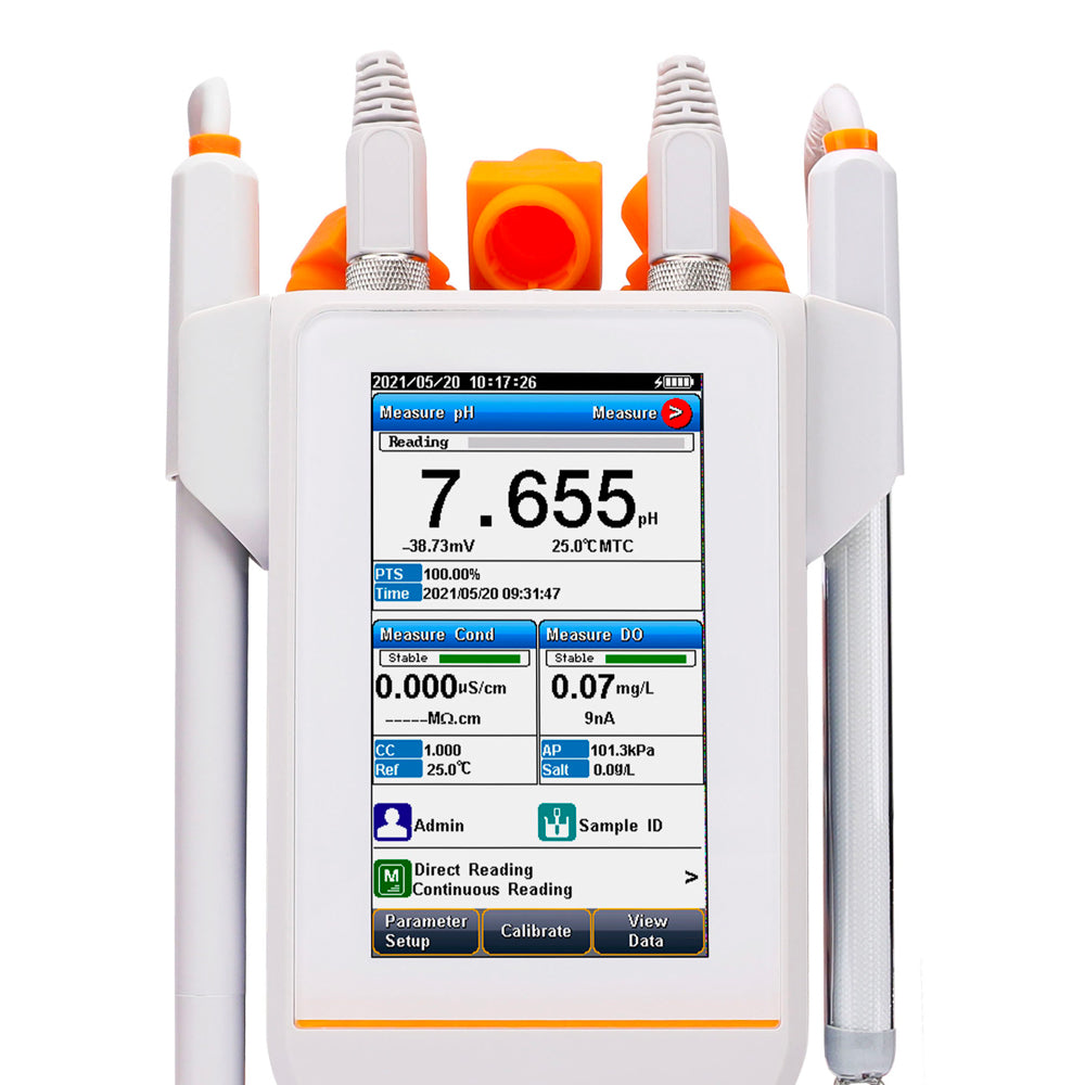 LCD Touchscreen Do / PH / Temperature / ORP / EC / Resistivity / TDS ...