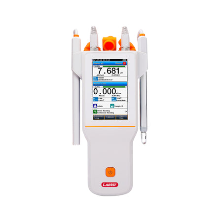 LCD Touchscreen PH / Temperature / ORP / EC / Resistivity / TDS / ISE / Ion Muti-parameter Portable Lab Analyzer E92