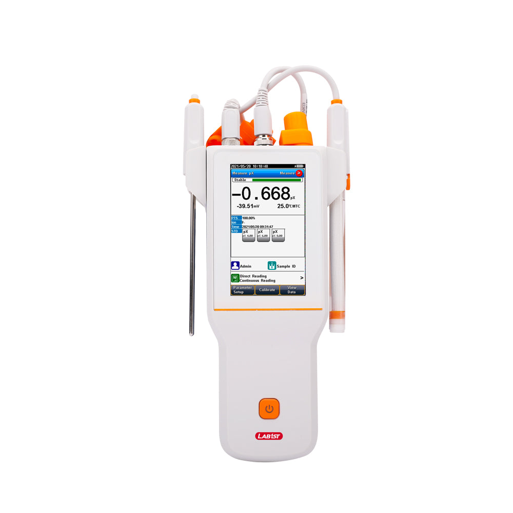 LCD Touchscreen Portable PH / Temperature / ORP / Ion Muti-parameter Lab pH/Ion Meter Kit E70
