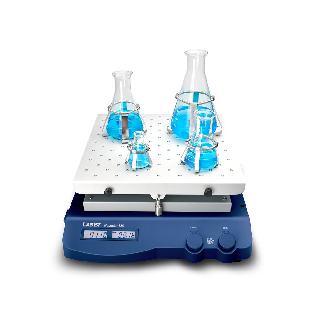 Lab1st Adjustable Speed 10-70 LCD Digital Rocking Shaker with Fixed Pl ...