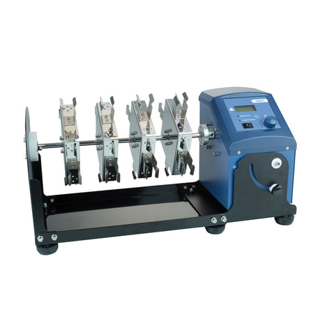 Lab1st Horizontal LCD Digital Tube Rotator Variable Speed And Adjustable Mixing Angle Including A 50ml Rotisserie Accessory