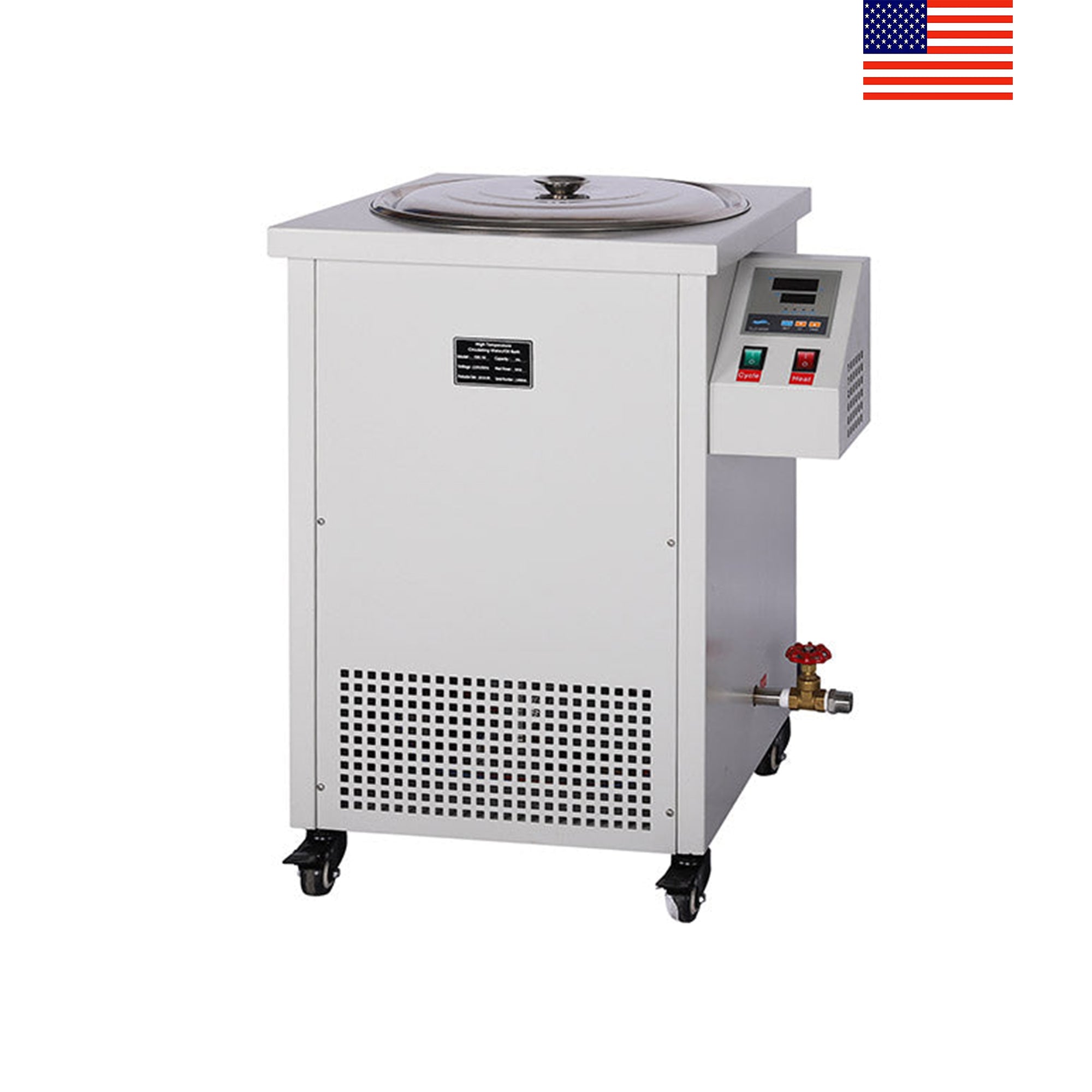 USA Inventory 20L/min 5000W Power Up to 180C 50L Open Bath Heating Circulator